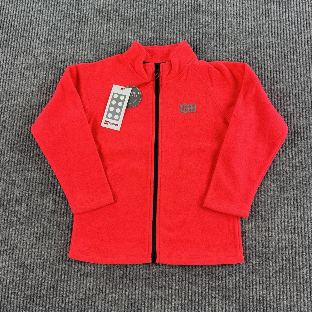 NWT LEGO Wear Kids Fleece Jacket Size 116 6 Years Zip Salmon LWSINCLAIR 703